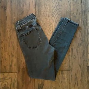 Washed black Madewell skinny jeans